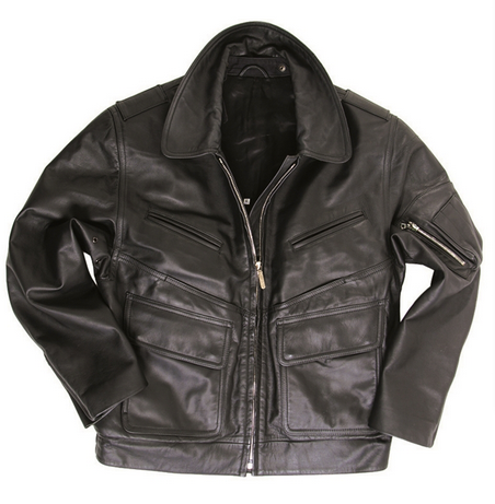 BGS LEATHER JACKET - MOD. II - BLACK - USED