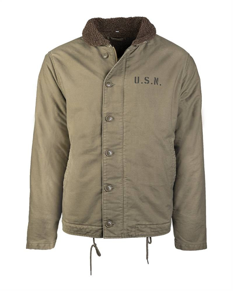 US NAVY DECK JACKET - N-1 - Mil-Tec® - OD