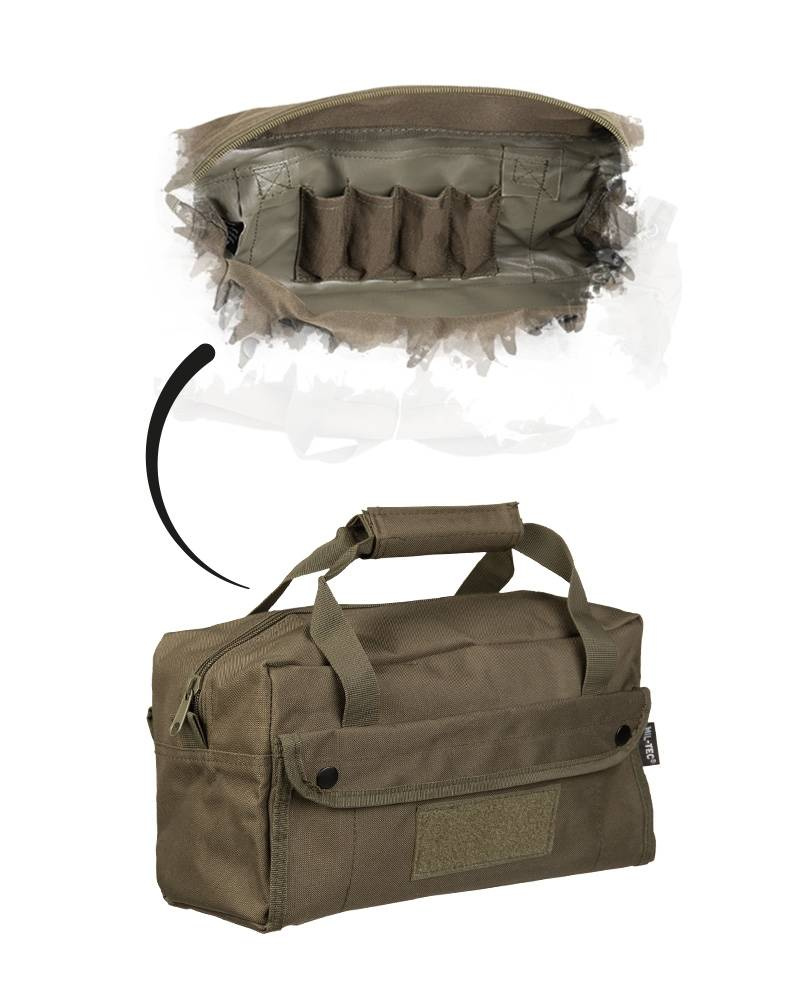 Mil-Tec Outdoor Bag (Black, Medical Kit Bag)