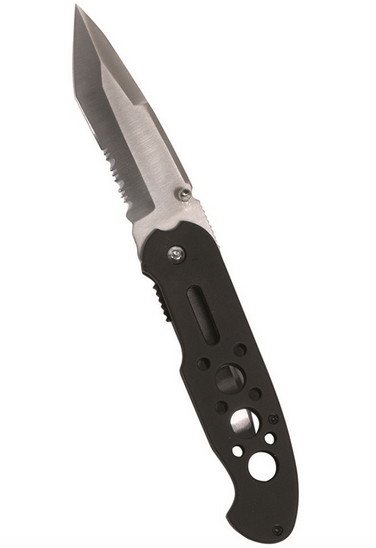  Black One-hand Tantoo Knife 