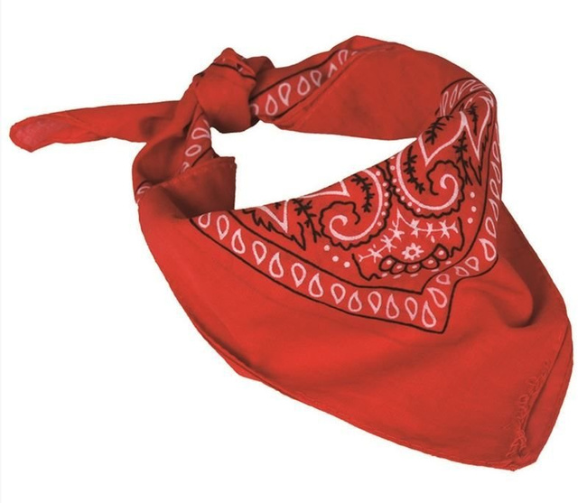 BANDANA - MIL-TEC® - 54.5 x 54.5 CM - RED WESTERN