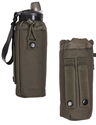 BOTTLE COVER WITH MOLLE SYSTEM - Mil-Tec® - OD GREEN