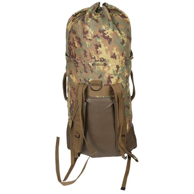 CANVAS BACKPACK FOR TRANSPORT - MILITARY SURPLUS FROM ITALIAN ARMY - VEGETATO ITALIANO - LIKE NEW