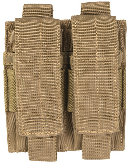 DOUBLE PISTOL MAG POUCH - COYOTE