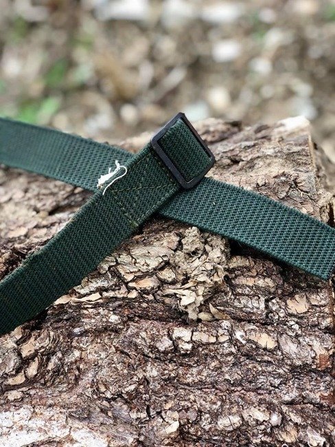 Green textile belt Romanian Army Surplus