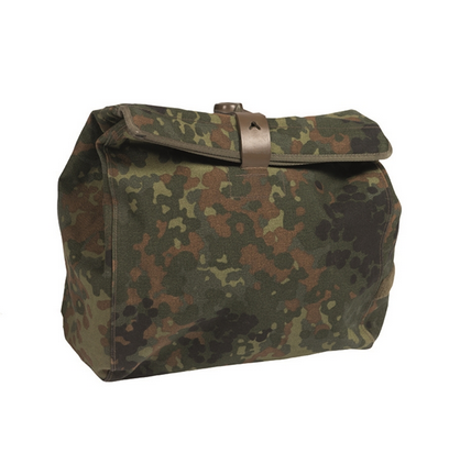 Protection Mask Bag with strap - Military Surplus from the German Army - Flecktarn - Like new 