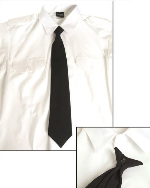 SECURITY TIE WITH CLIP - Mil-Tec® - BLACK