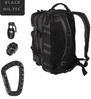 Mil-Tec MOLLE Assault Pack 36L Black
