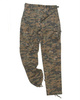 US BDU STYLE FIELD PANTS - DIGITAL WOODLAND