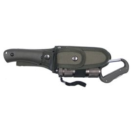 Knife Set with LED and nylon sheath, OD green