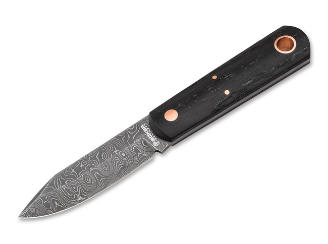 FIXED BLADE KNIFE - BARLOW BFF DAMASC - BROWN
