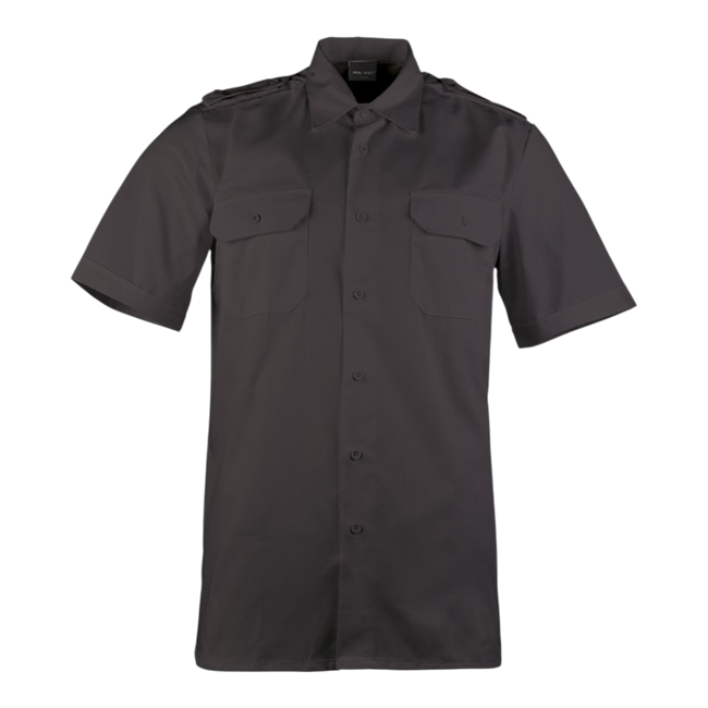 Black Short SLEEVE SERVICE SHIRT
