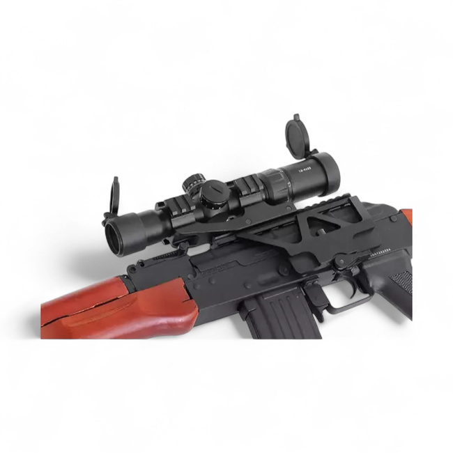 AK Scope Rail Mount - Black - M-ETAL