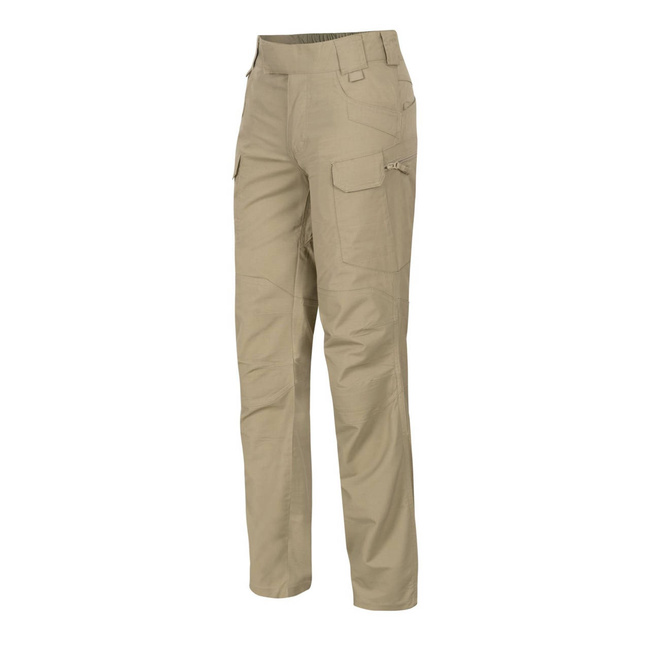 WOMEN'S URBAN TACTICAL PANTS -  UTP Resized  - POLYCOTTON RIPSTOP - Helikon-Tex - KHAKI - LENGTH 30 inch