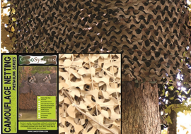 BASIC MILITARY CAMOUFLAGE NET - Mil-Tec® - 3 x 6 M - DESERT