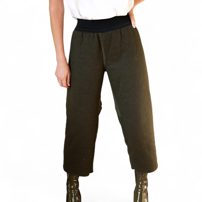 Warm Pants for Cold Weather - 1990s - Dutch Army Military Surplus - Olive Green - Like New