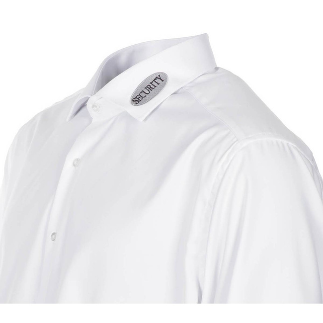 White ETERNA service shirt with "Security" embroidery, WHITE