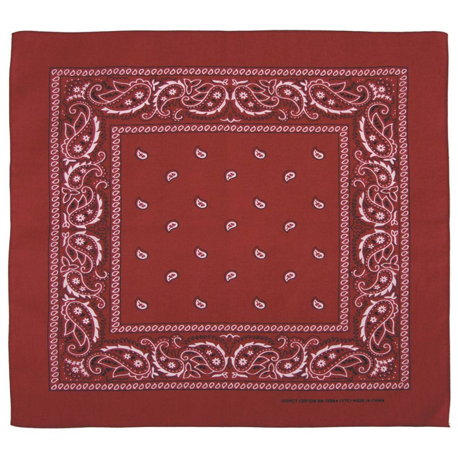 CLASSIC BANDANA - 55 x 55 CM - MFH® - BURGUNDY