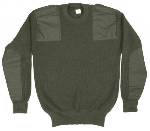Original German Army Commando Sweater without Chest Pocket - Olive OD