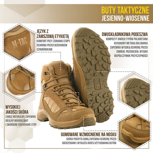 BOOTS TACTICAL DEMI-SEASON - COYOTE - M-TAC