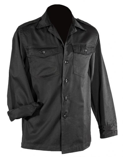 US BLACK LONG SLEEVE SHIRT