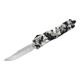 AUTOMATIC KNIFE LARGE WINTER DIGI CAMO FS-3 DROP - COBRATEC