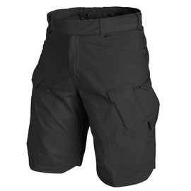 URBAN TACTICAL SHORTS - UTS - POLYCOTTON RIPSTOP - Helikon-Tex - BLACK