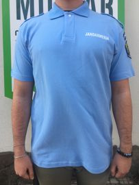Polo T-Shirt, Light Blue Gendarmerie