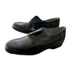 BLACK LEATHER SHOES - MILITARY SURPLUS ROMANIAN ARMY - USED