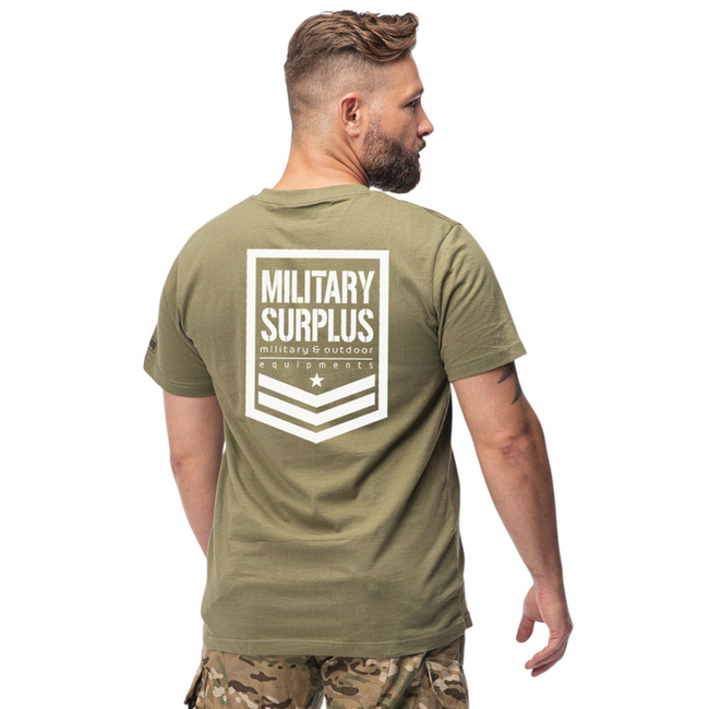 BASIC MAGNUM T-SHIRT "MILITARY SURPLUS" - OLIVINE