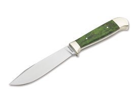 FÖRSTERNICKER CURLY BIRCH GREEN POCKET KNIFE - BOKER