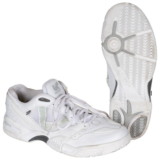 SPORTS SHOES - UK GEAR - GT-02 - BRITISH ARMY MILITARY SURPLUS - WHITE - USED