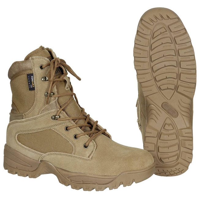 BOOTS - "MISSION" - LINED, CORDURA - MFH® - COYOTE TAN