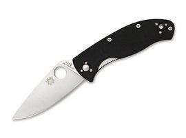 TENACIOUS SATIN PLAIN POCKET KNIFE - SPYDERCO
