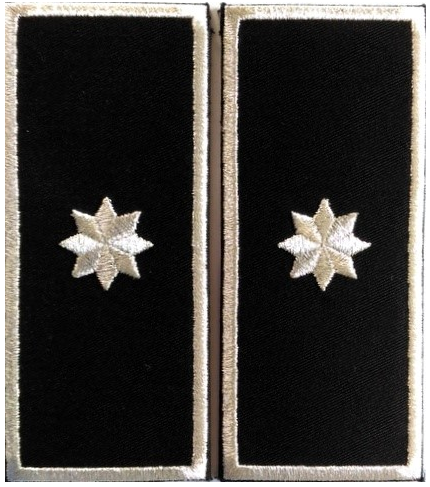 Embroidered local police badge
