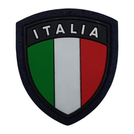 Italy PVC patch with blue background - Defcon5