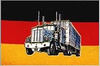 FLAG (91 x 152) cm GERMANY W/ TRUCK