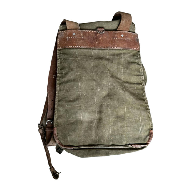 Military Olive Romanian Retro Rucksack - RSR Romanian army - OD Green - Used