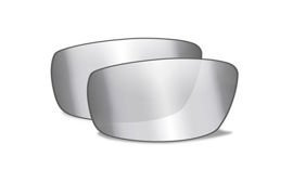 KOBE Smoke Grey Silver Flash Extra Lenses