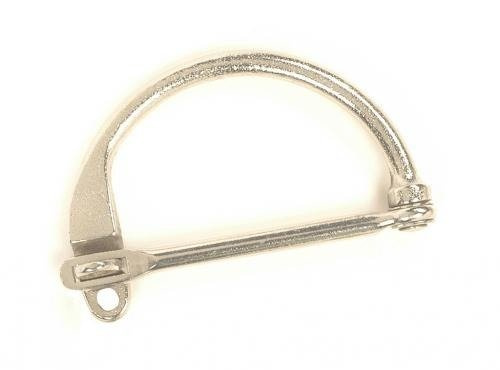 GERMAN ARMY DUFFLE BAG LOCK - STEEL - MILITARY SURPLUS - USED