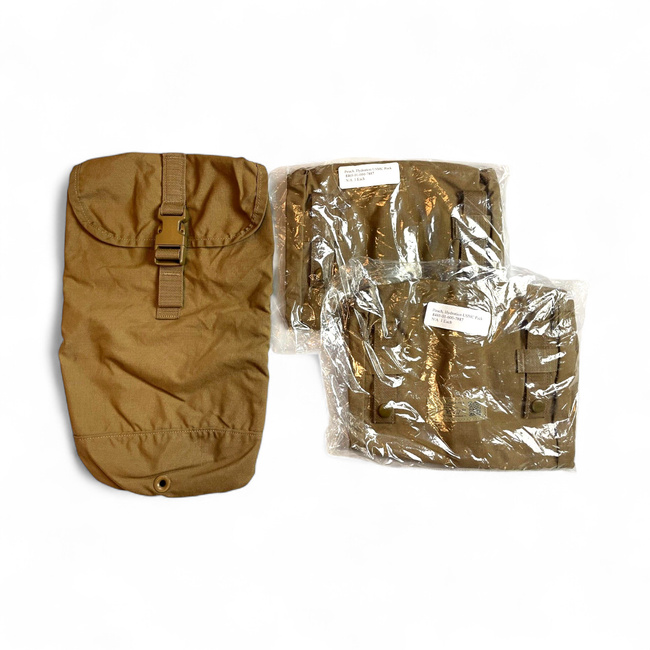 Hydration pouch - USGI USMC MOLLE - US Army military surplus - Coyote - Like new