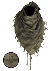 Shemagh scarf - od/black paratrooper