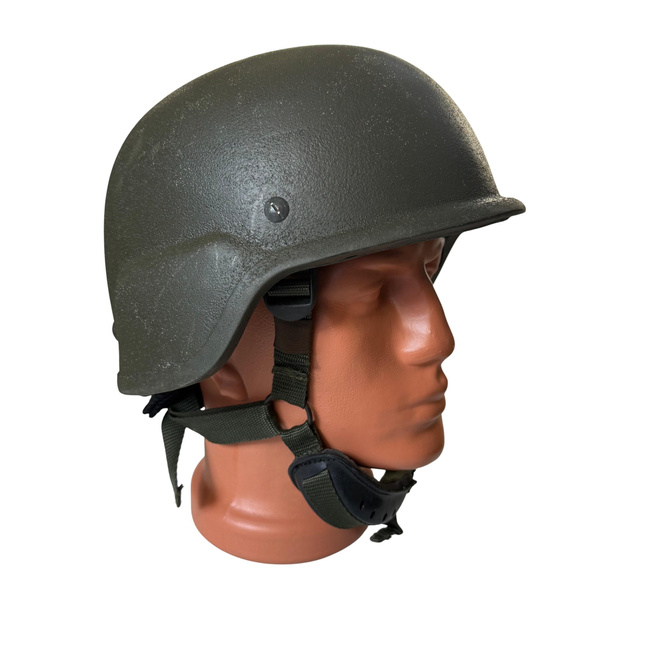 Ballistic Protection Helmet - Kevlar - Romanian Armed Forces Military Surplus - Olive Drab Green - Like New