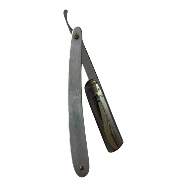 Classic barber razor - Straight Razor type - Romanian surplus