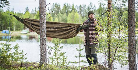 MULTIFUNCTIONAL PONCHO - SWAGMAN ROLL - Helikon-Tex - TAIGA GREEN