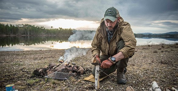 PILGRIM Anorak Jacket® Earth brown/ black - Helikon Tex