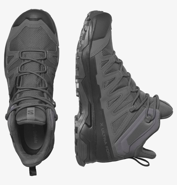 X ULTRA FORCES MID GTX BOOTS - WOLF GREY - SALOMON