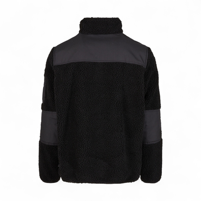 Men's Teddyfleece Jacket - Ramble - With Ripstop Inserts - Black - Brandit