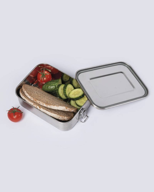 STAINLESS STEEL LUNCHBOX MIL-TEC PLUS - 18 x 14 x 6,5 cm