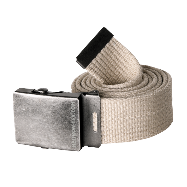 COTTON CANVAS BELT - WITH METAL BUCKLE - Helikon-Tex® - KHAKI